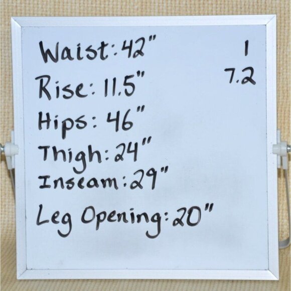 Lands' End Ladies Plus 20W Blue Jeans Fit 2 Boot Leg Stretch Denim Casual - Picture 10 of 10